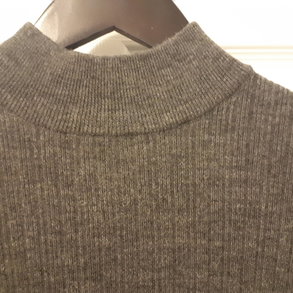 EUC Charcoal Mock-neck Sweater - Picture 2 of 4